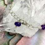Amethyst (Africa) 3-4mm Faceted Bead Necklace