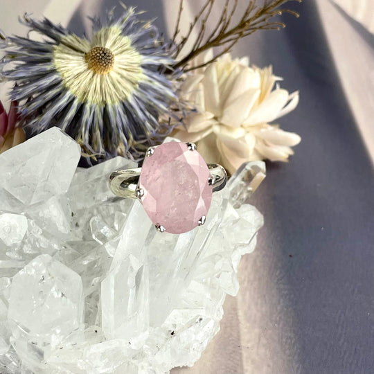 Morganite Oval Ring