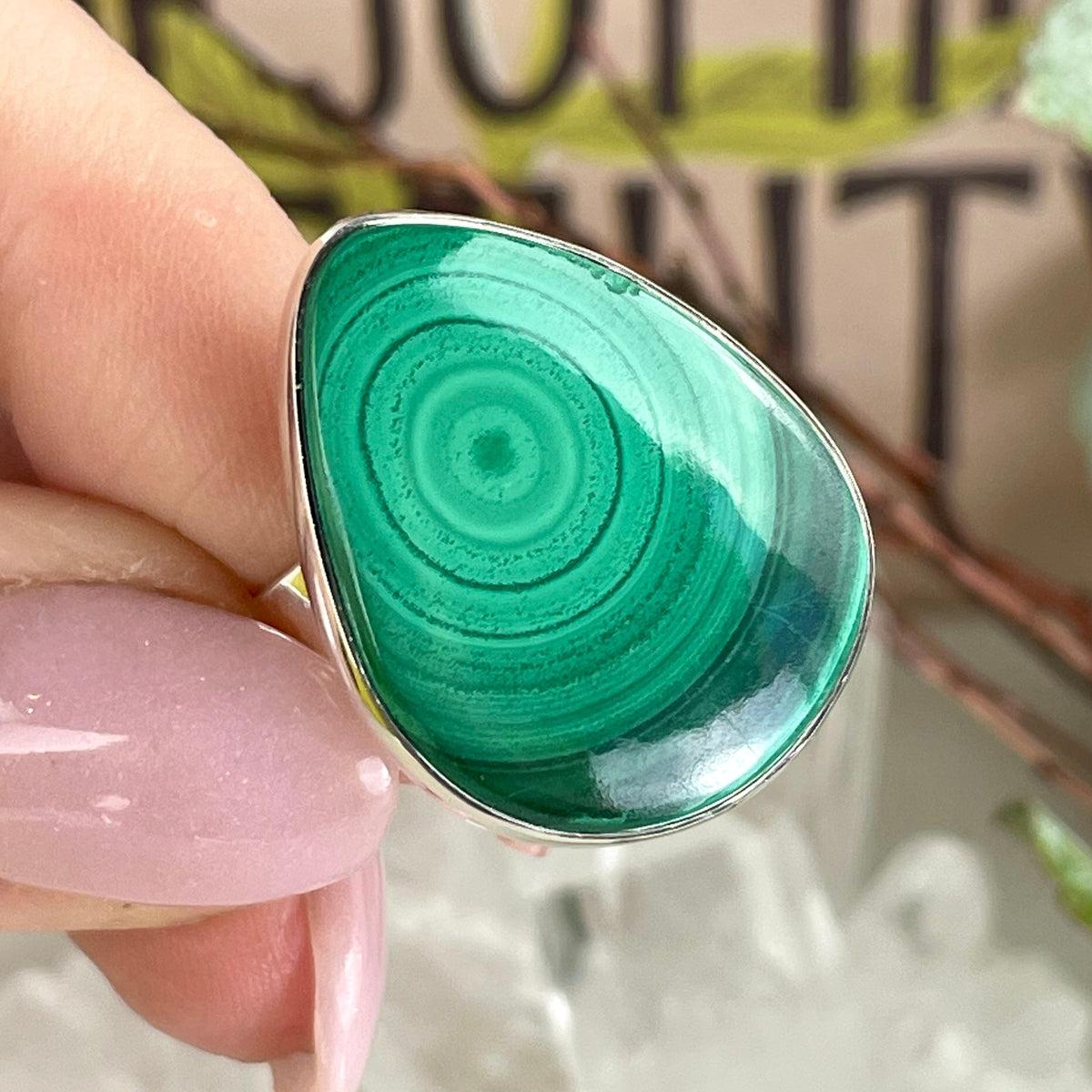 Medium Size Malachite Ring