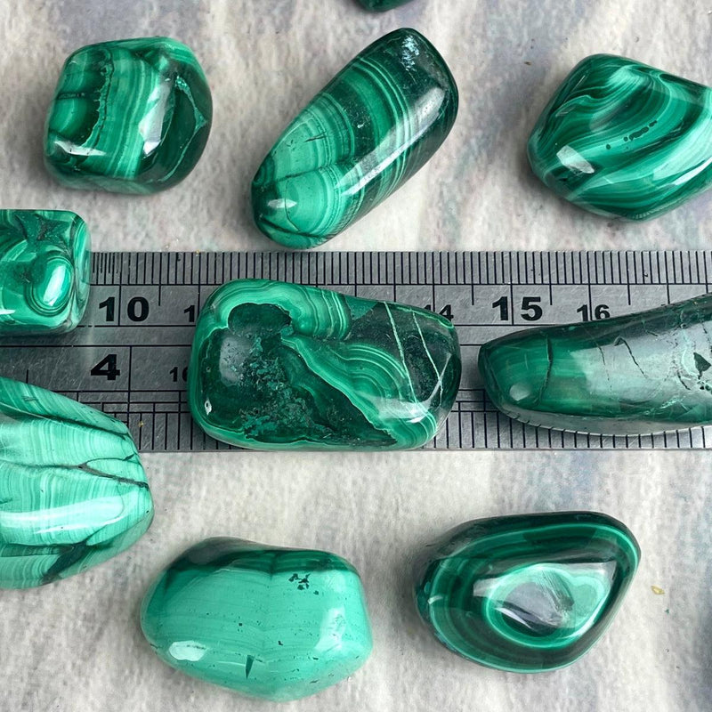 Green Polished Stones