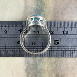 Blue Gemstone Silver Ring