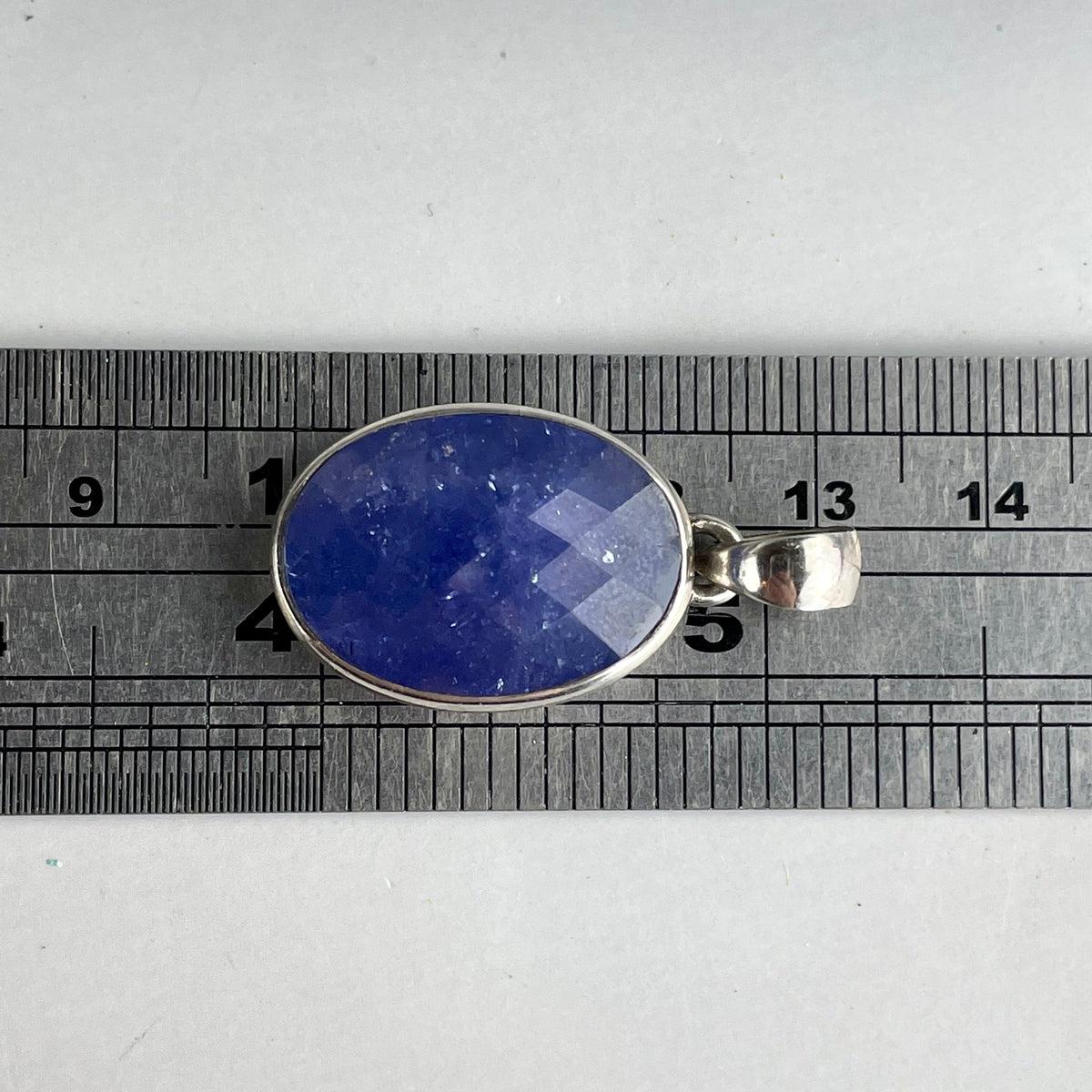 Tanzanite Silver Pendant