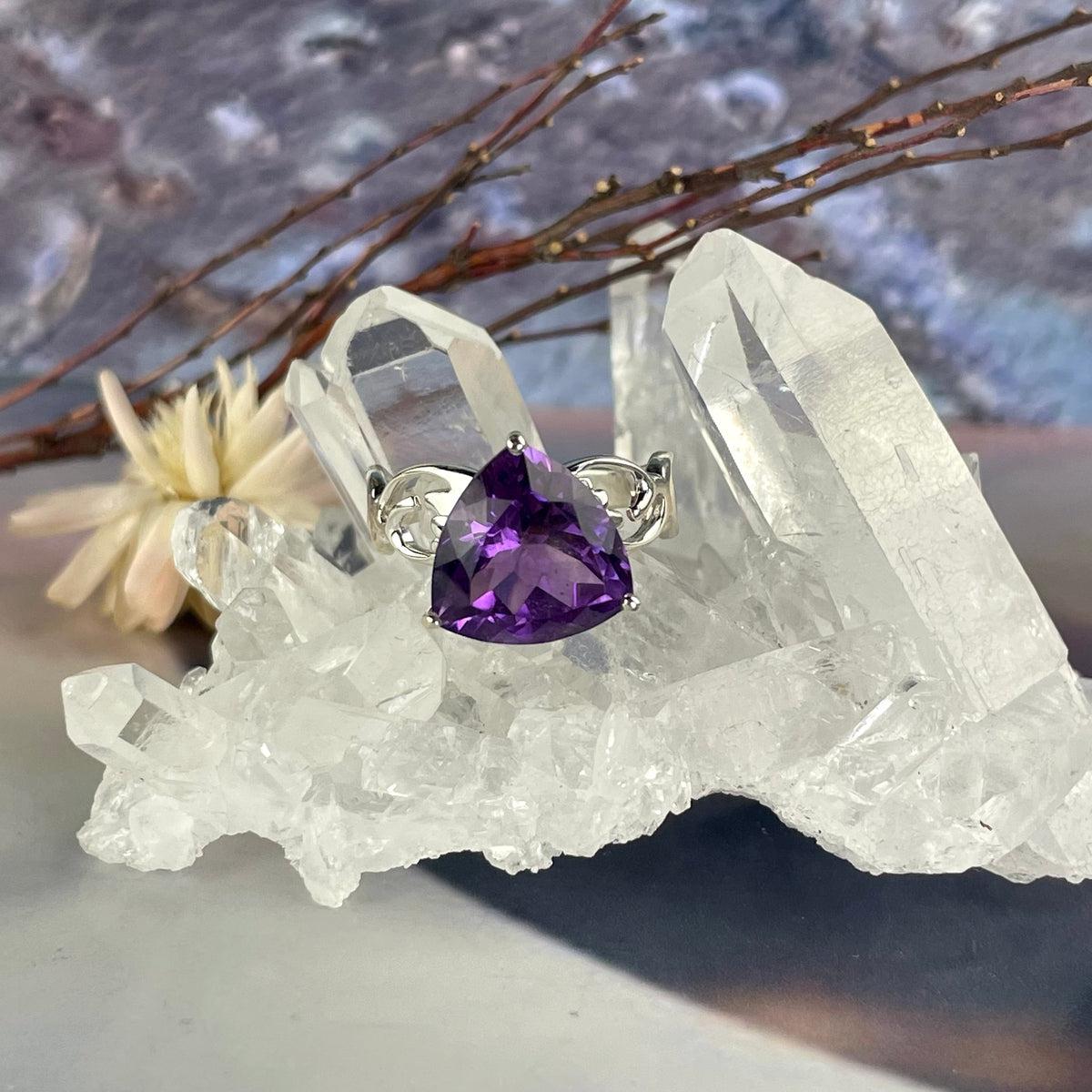 Amethyst Sterling Silver Ring