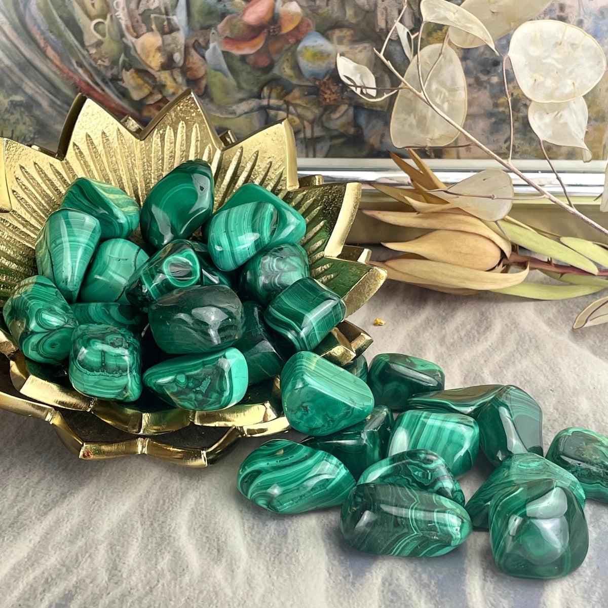 Malachite Polished Crystals