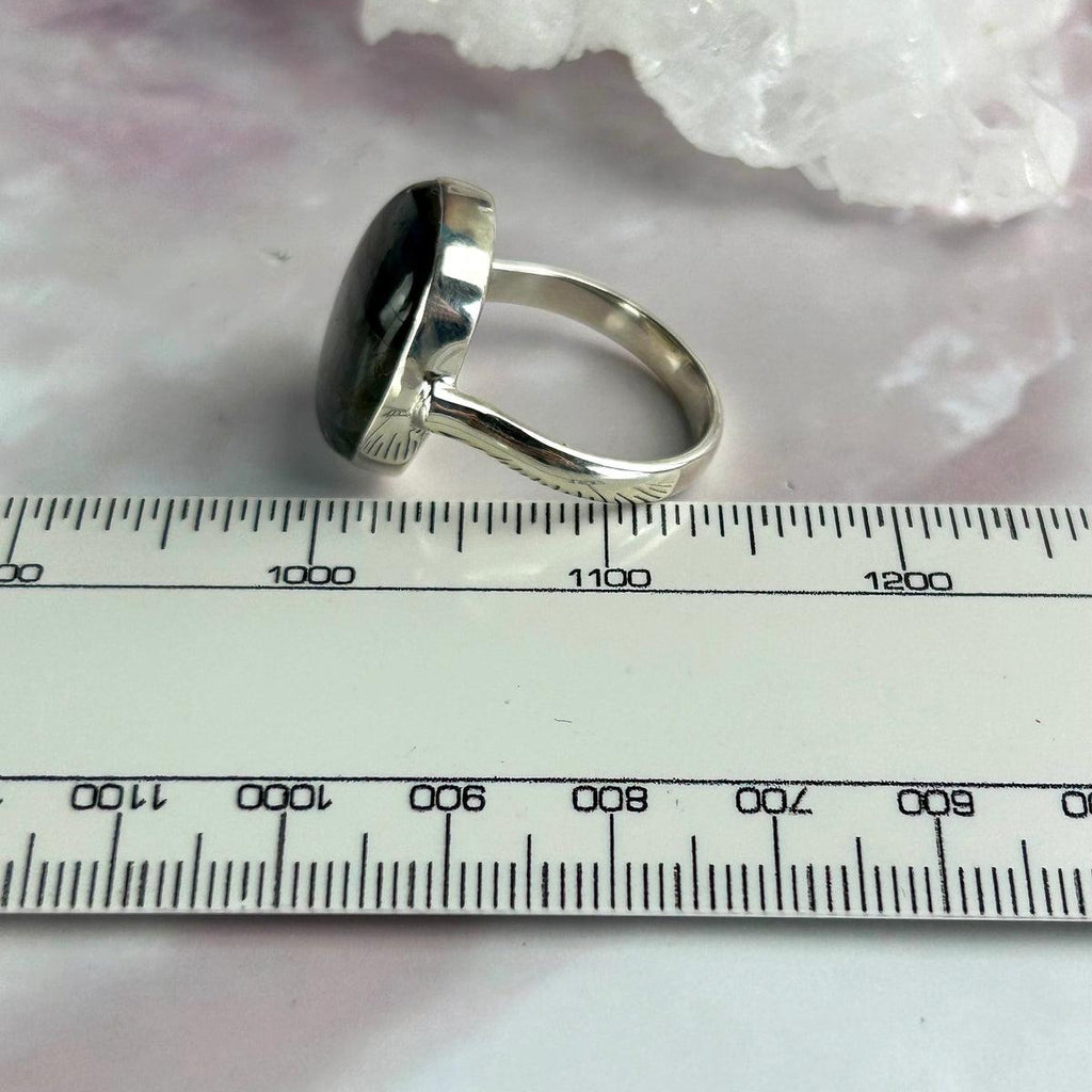 Unisex Labradorite Ring
