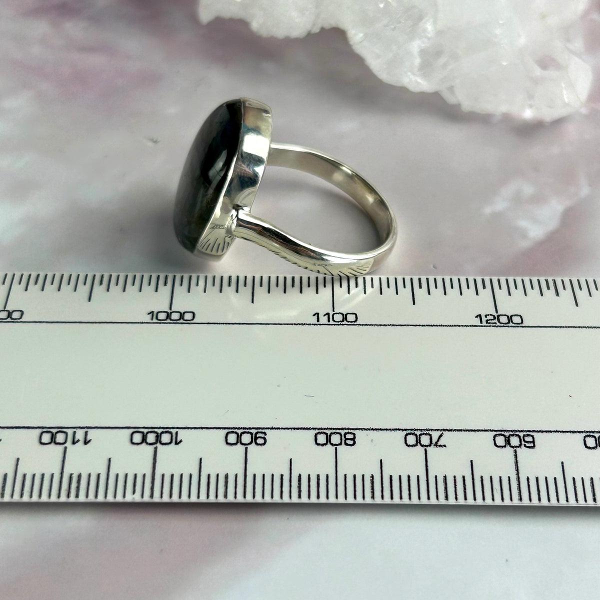 Unisex Labradorite Ring