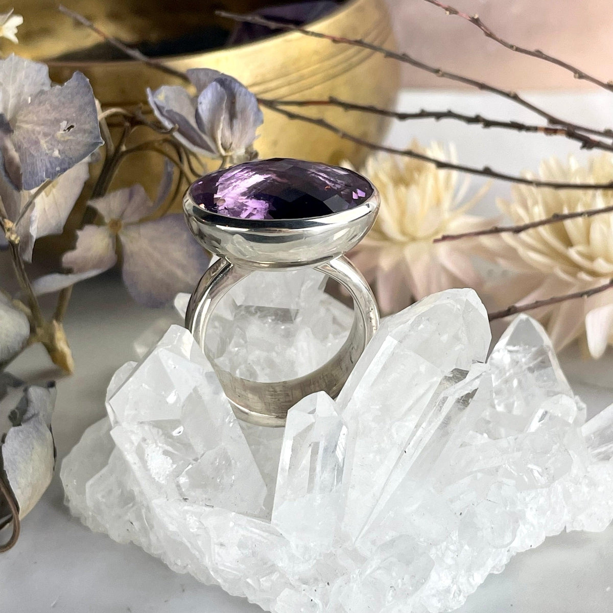 Amethyst Sterling Silver Ring