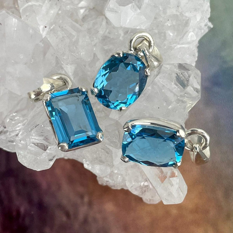 Blue Crystal Pendants