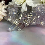 Clear Crystal Drop Earrings