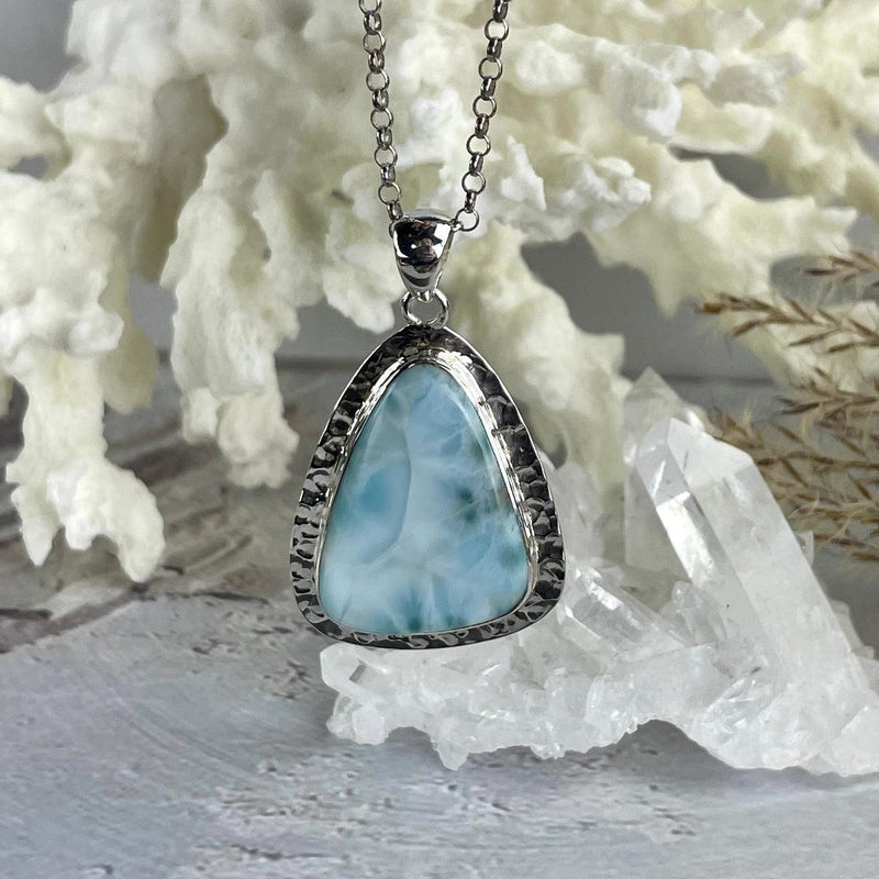 Modern Larimar Necklace