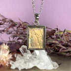 Rare Labradorite Flash Pendant