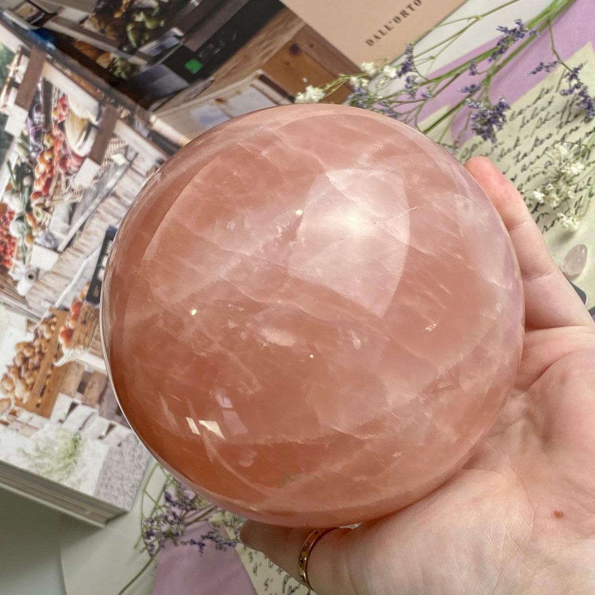 Rose Quartz Gemstone Ball