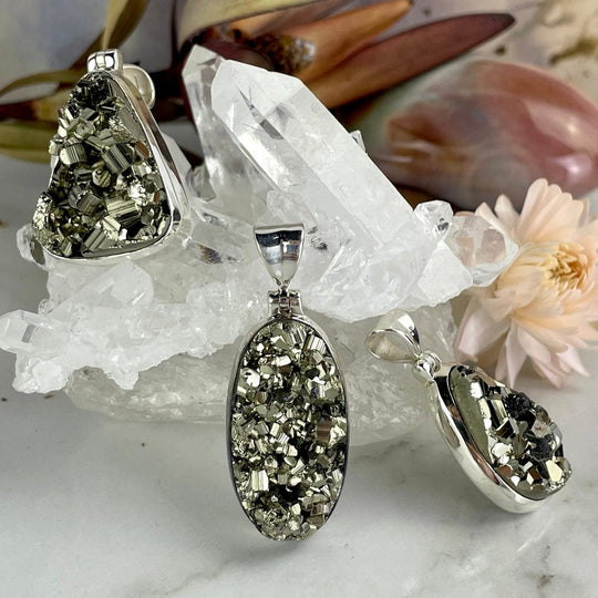 Pyrite Assorted Shape Pendant