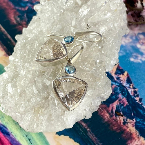 Blue Topaz And Quartz Jewellery