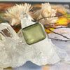 Unisex Prehnite Ring