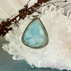 Pear Shaped Larimar Pendant