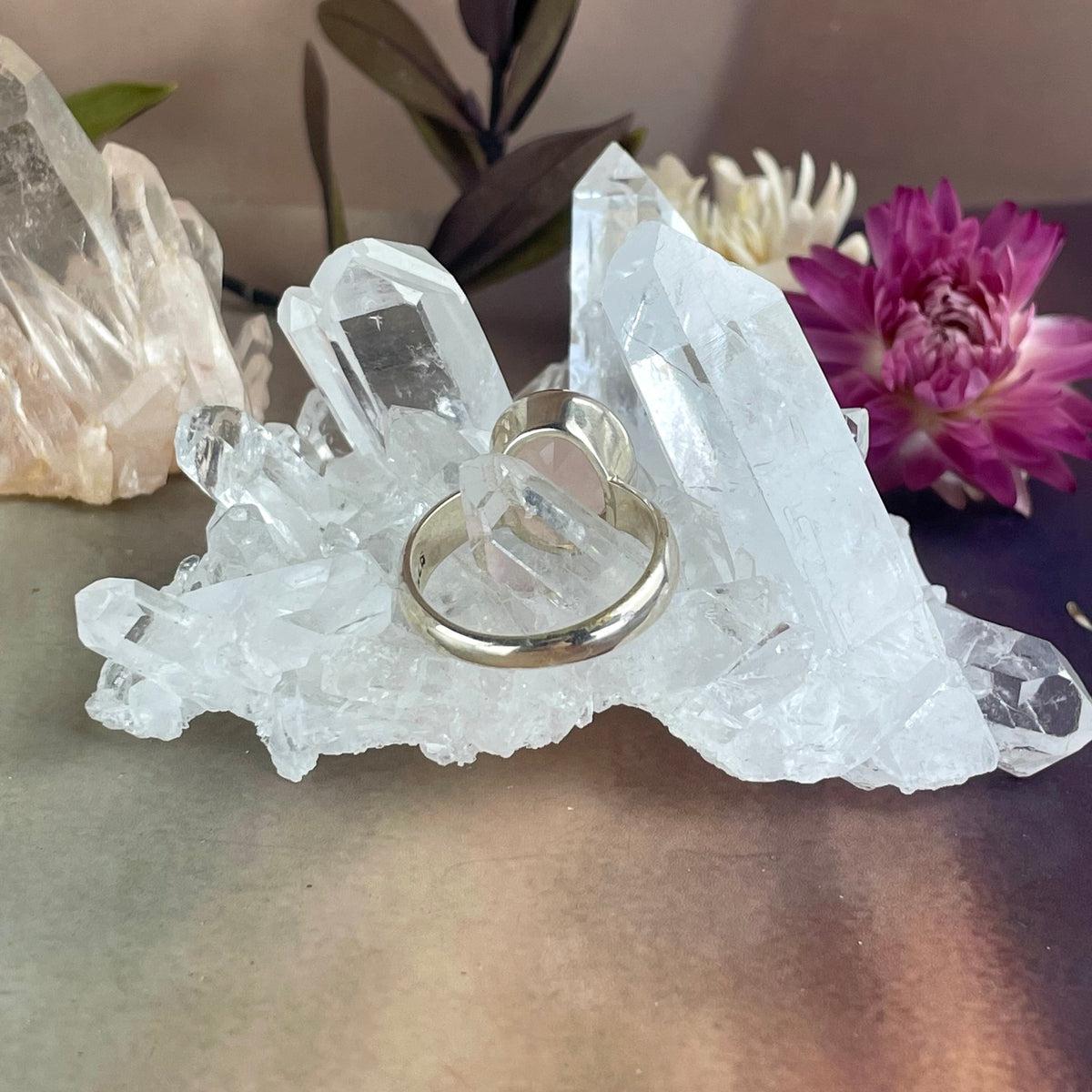 Classic Rose Quartz Ring