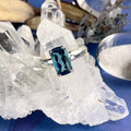 Swiss Blue Topaz Silver Ring