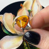 Polished Amber Ring