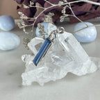 Blue Crystal Bar Pendant