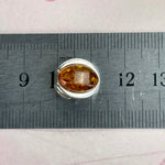 Oval Amber Pendant