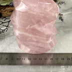 Rose Quartz Crystal Flames 12cm - 19cm