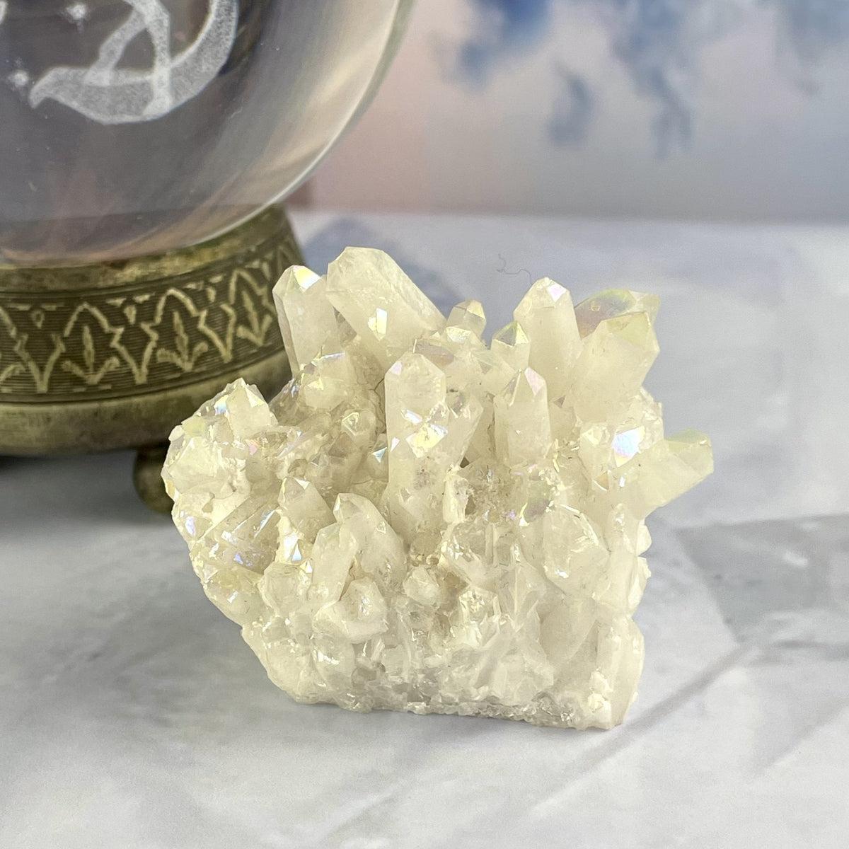 Angel Aura Quartz Clusters