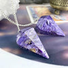 Purple Crystal Pendulum