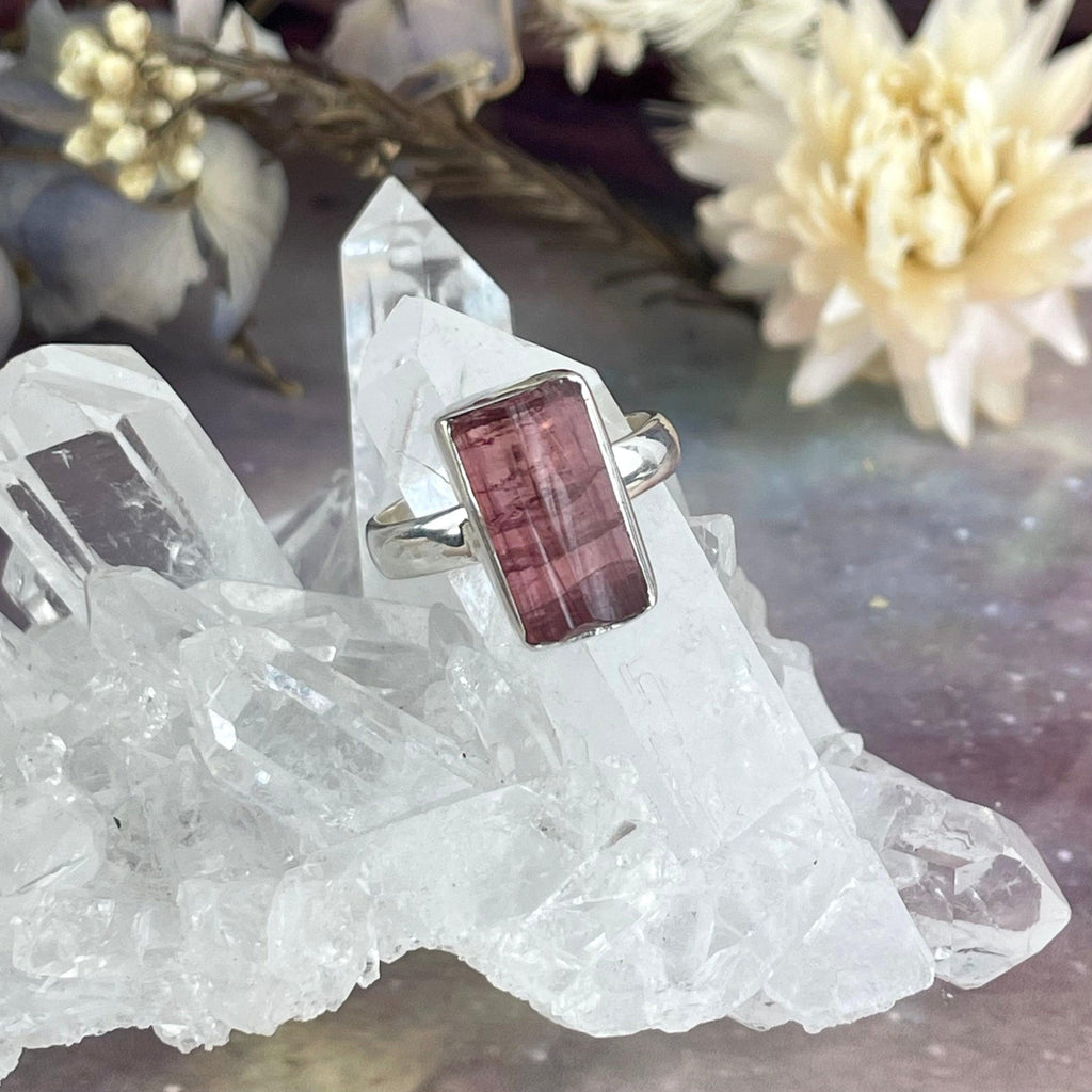 Pink Tourmaline Gemstone Ring
