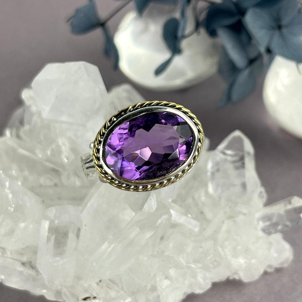 Ornate Amethyst Ring