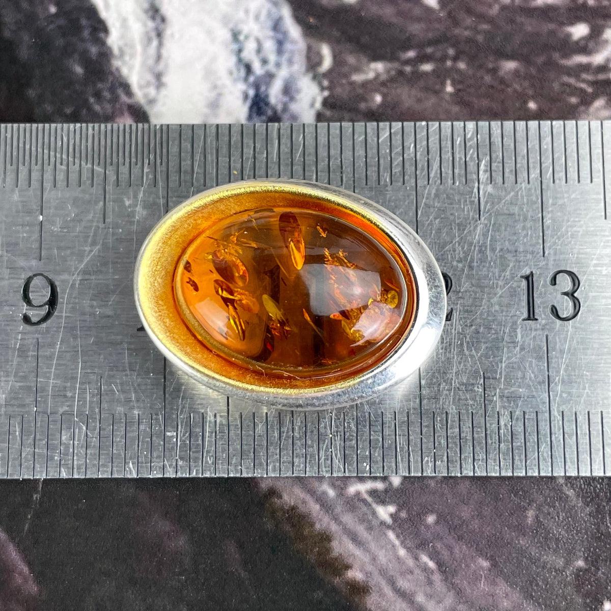 Contemporary Amber Pendant