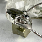 Moldavite Sterling Silver Necklace