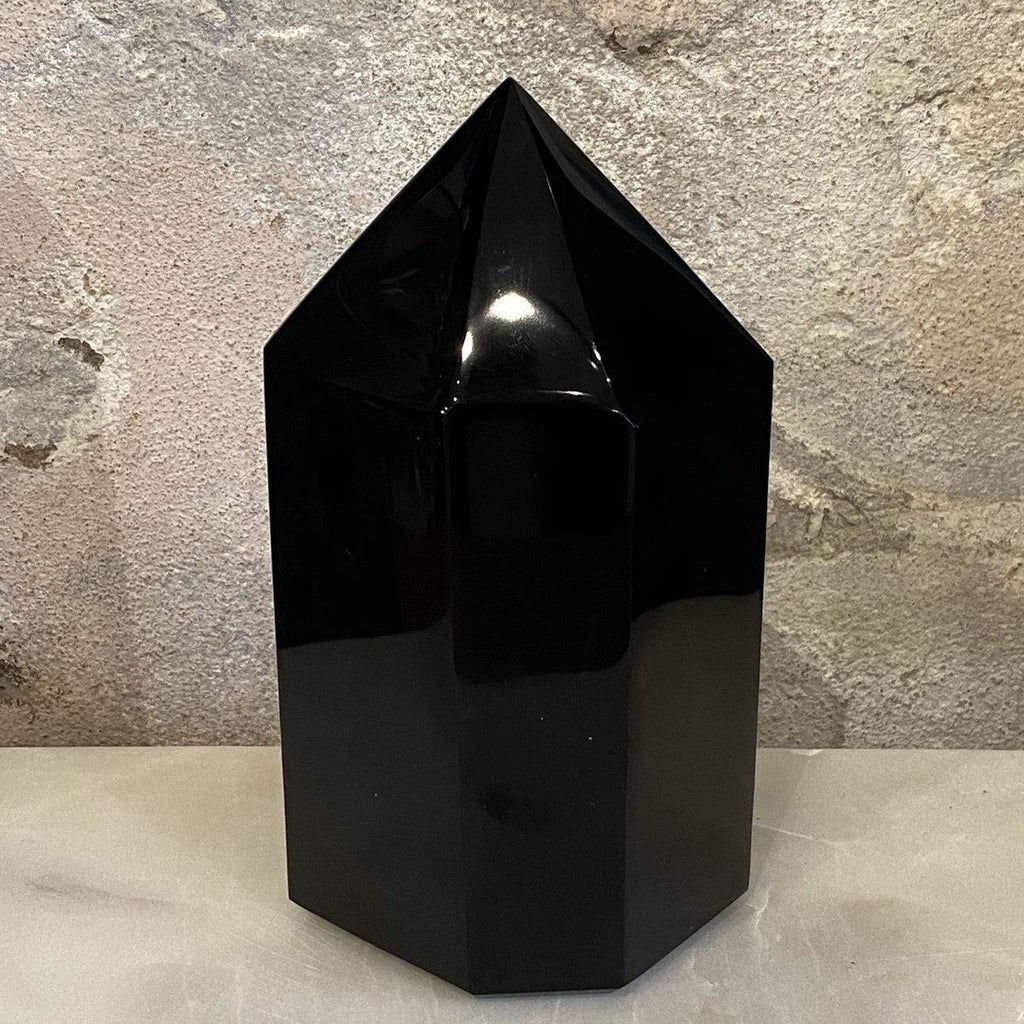 Black Obsidian Large Crystal Points 18-22cm