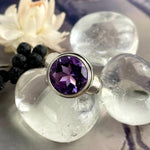 Amethyst Feature Ring