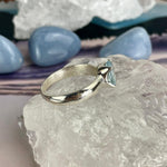Throat Chakra Healing Crystal Ring