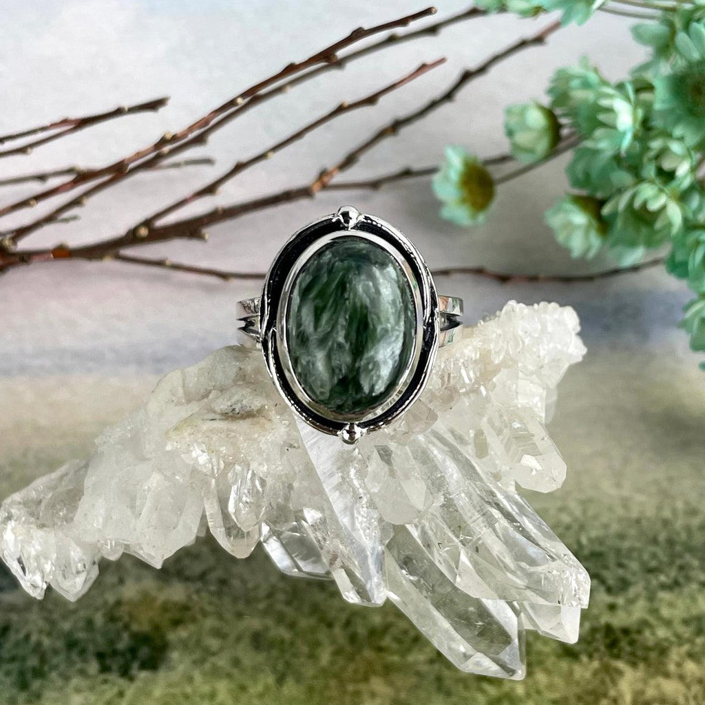 Forest Green Crystal Ring