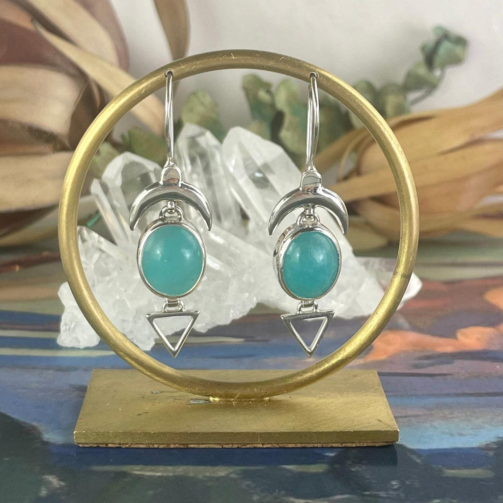 Aztec Amazonite Earrings