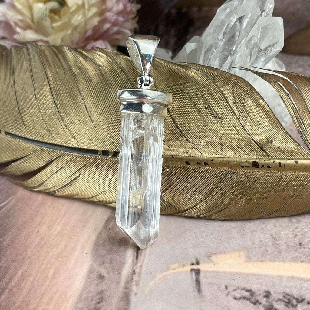 Danburite Sterling Silver Pendant