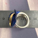 Gold Silver Titanium Ring
