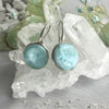 Pale Blue Crystal Earrings