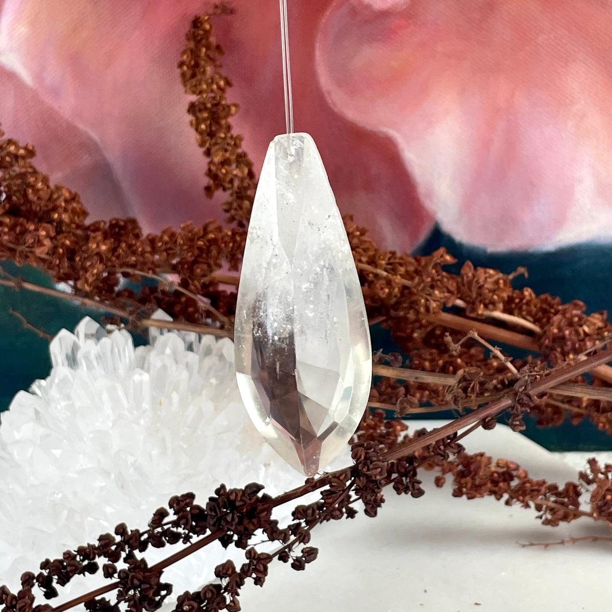 Clear Quartz Crystal Decor