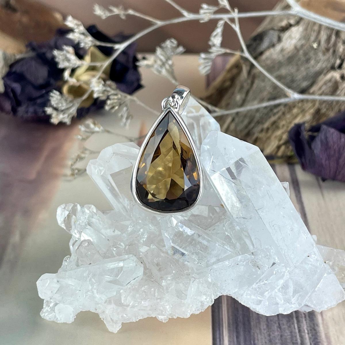Citrine Teardrop Cut Pendant