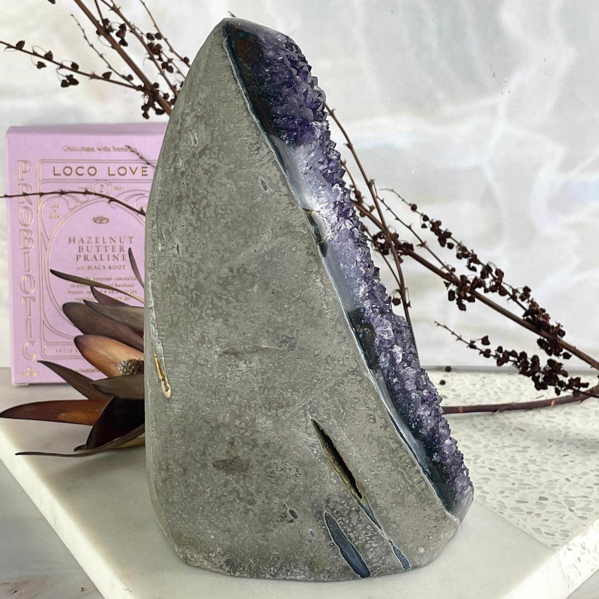 Purple Crystal Large Cluster