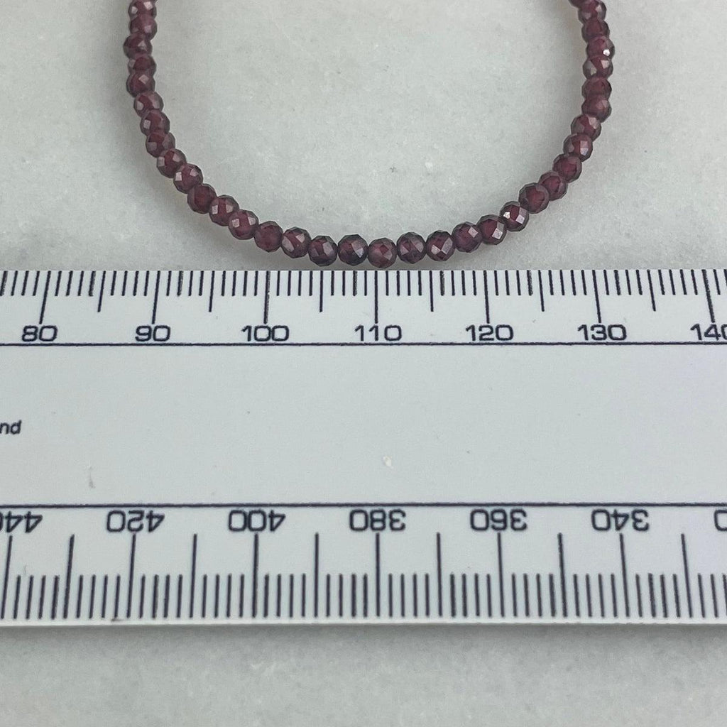 Sterling Silver Garnet Beads