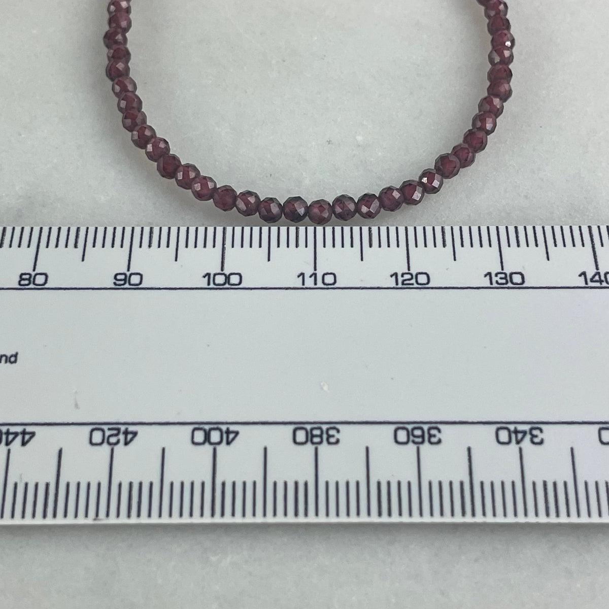 Sterling Silver Garnet Beads