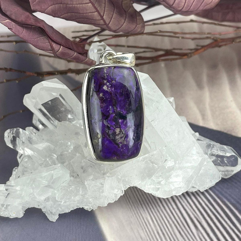 Bright Purple Crystal Pendant