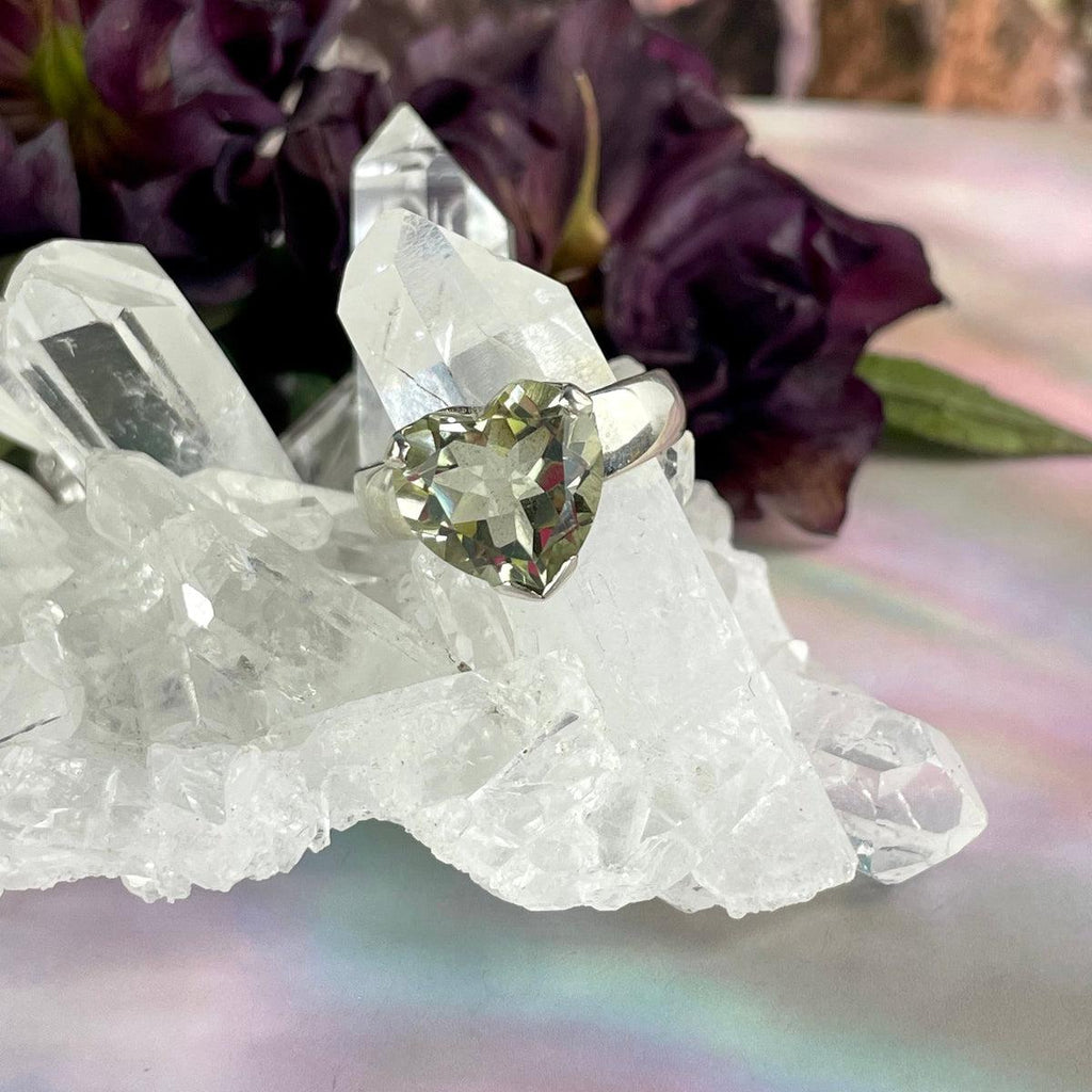 Crystal Heart Ring