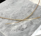 Omega Diamond Cut Necklace