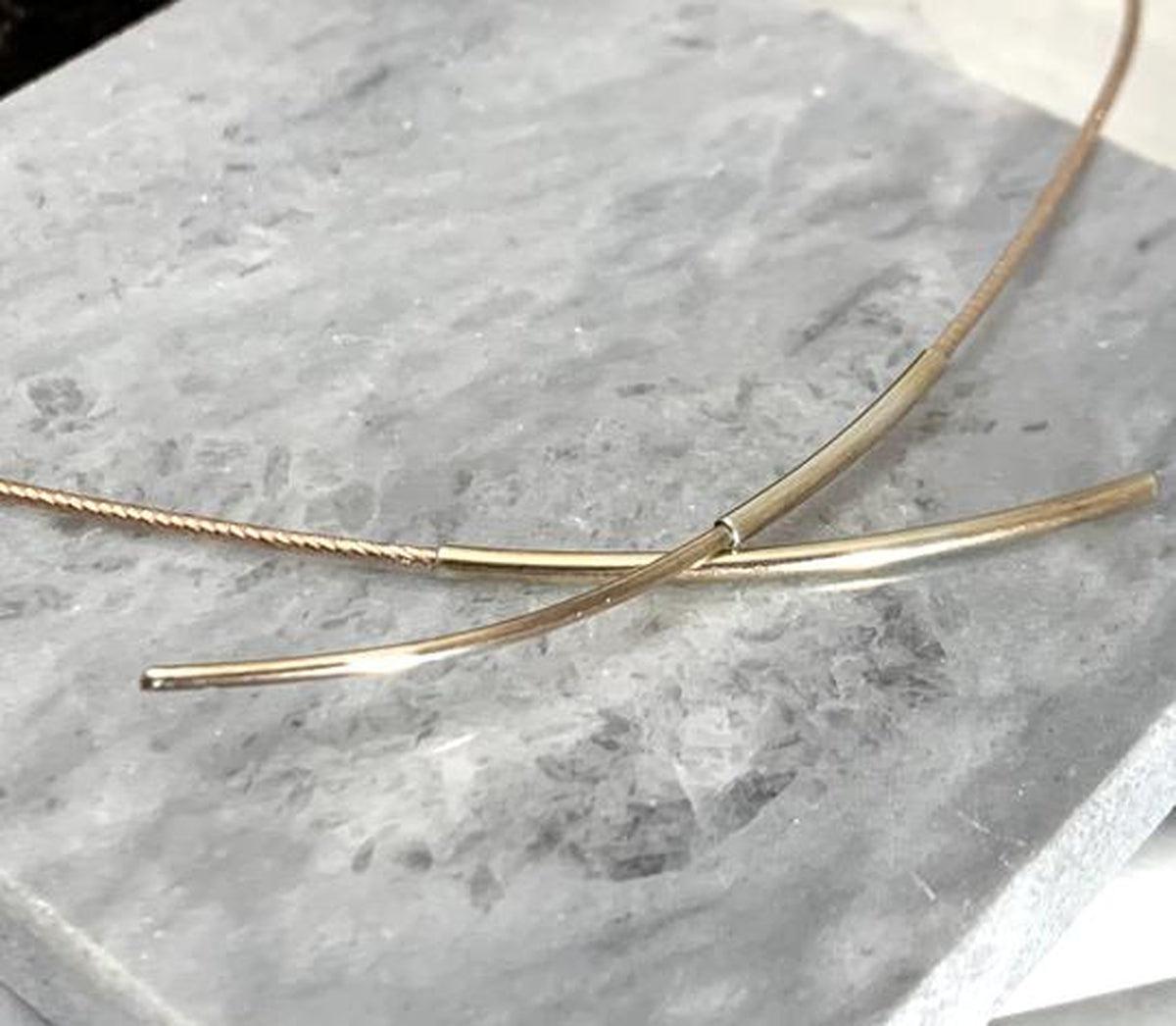 Omega Diamond Cut Necklace