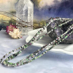 Multi Coloured Crystal Bead Necklace